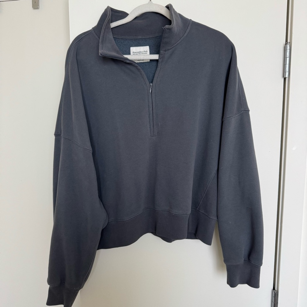 Abercrombie Sunday Half Zip Sweatshirt